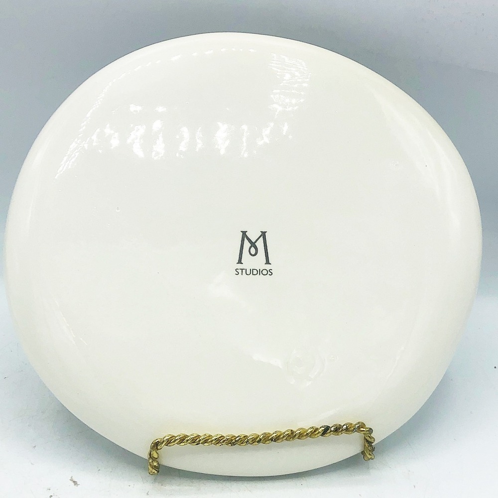 M Studios Cosmopolitan 7.75" Snack Plate - Picture 4 of 4